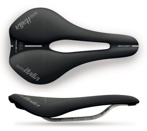Siodło SELLE ITALIA NOVUS EVO BOOST SUPERFLOW L (id match - L3) TI 316 tube 7, fibra-tek, czarne