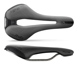 Siodło SELLE ITALIA FLITE BOOST X-CROSS SUPERFLOW S (id match - S3) TI 316 Tube 7, fibra-tek, czarne
