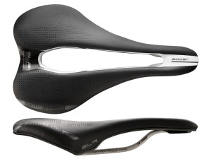 Siodło SELLE ITALIA SLR BOOST ENDURANCE SUPERFLOW S (id match - S3) ti 316 tube 7, fibra-tek, czarne