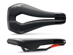 Siodło SELLE ITALIA WATT SUPERFLOW KIT CARBONIO (id match - U3) carbon/keramic 7x9, fibra-tek, czarne