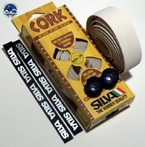 Owijka korkowa na kierownice SILVA Cork biała