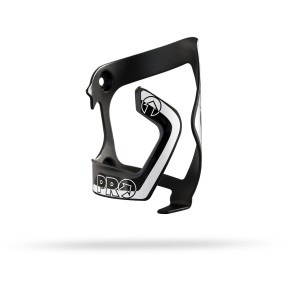 Koszyk na bidon PRO Lewy Alu Black - White PRBC0022
