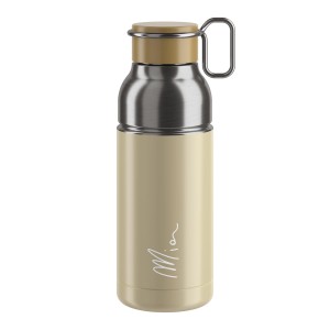 Bidon Elite Mia Beige/Silver 650ml