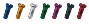 Nypel aluminiowy Sapim Polyax 14 mm - różne kolory
