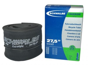 Dętka Schwalbe AV-21F Extra Light 27.5x2.10/3.00 zawór AV 40mm 200g 