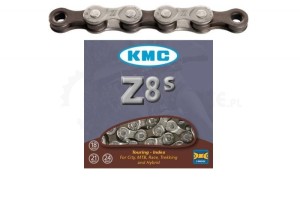Łańcuch MTB szosa KMC Z8S S/B 116 ogniw 6/7/8rz