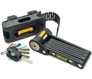 Zapięcie rowerowe ONGUARD Heavy Duty Link Plate Lock K9 SKŁADANE 8114 - 112,5cm - 5 x Klucze z kodem 