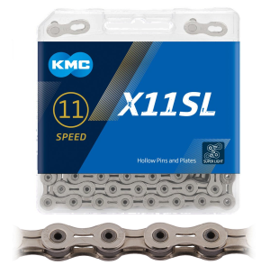 Łańcuch KMC X11SL silver ( 11 rzędowy ) - 118 ogniw