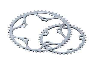 Zębatka Stronglight 5083 - 7075 typ S 130mm 10s zewnętrzna, srebrny 51