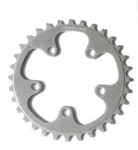 Zębatka Stronglight 5083 typ S 74mm 10s wewnętrzna, srebrny - różne rozmiary