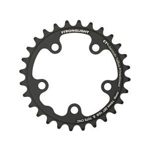 Zębatka Stronglight CT2 typ S 74mm 10s wewnętrzna, czarny - różne rozmiary