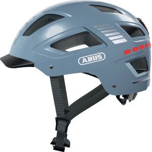 Kask Abus Hyban 2.0 LED signal glacier shiny