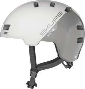 Kask Abus Skurb ACE silver white