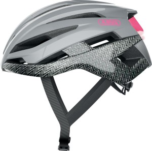 Kask Abus StormChaser zigzag grey shiny