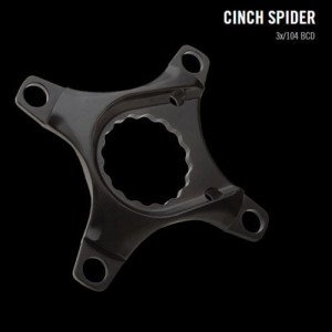 Zestaw pająk i adapter do mechanizmów korbowych Race Face Chinch 3x/104 BCD