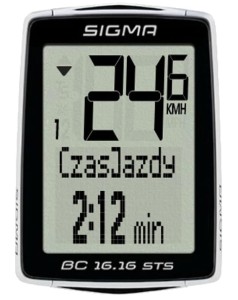 Licznik rowerowy bezprzewodowy Sigma Sport BC 16.16 STS