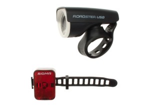 Zestaw lamp Sigma Roadster USB + Nugget II