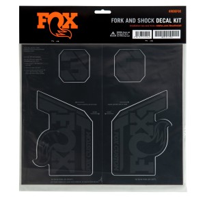 FOX zestaw naklejek 2021 Stealth Black