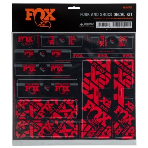 FOX zestaw naklejek 2021 Red