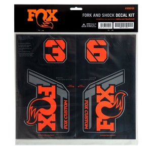 FOX zestaw naklejek 2021 Factory Orange