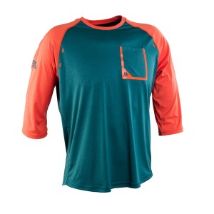 Koszulka Race Face Stage /4 SLV dk.spruce M/L