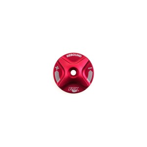 FOX Knob, Rebound, 07 32 X, 10mm, Red Ano
