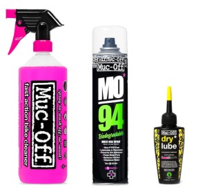 Muc-Off zestaw do czyszczenia roweru Wash Protect & Dry Lube kit 