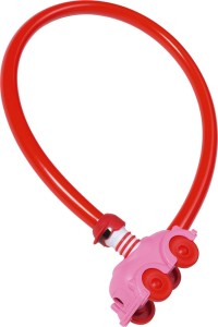 Zapięcie Abus linka My first ABUS 1505/55 pink