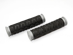 Chwyty kierownicy CLARK'S C49 DC2 czarno-białe