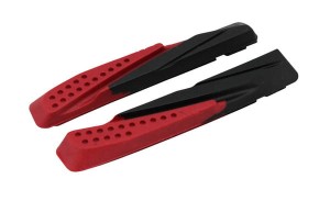 Wkładki hamulcowe CLARK'S CPS959R MTB (V-brake, Warunki Suche i Mokre) 70mm czerwono-czarne