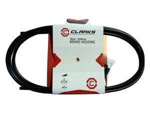 Pancerz hamulca CLARK'S 2P z teflonem 5mm x 2000mm + 4 końcówki Y1005 czarny