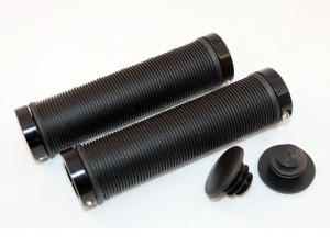 Chwyty kierownicy CLARK'S CLO211 LOCK-ON 130mm czarne, klamry czarne