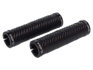 Chwyty kierownicy CLARK'S CLO-215 LOCK-ON z owijką szosową czarne, klamry czarne aluminiowe