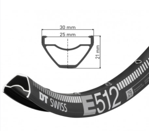 Obręcz MTB DT Swiss E 512 29er 28H / 32H