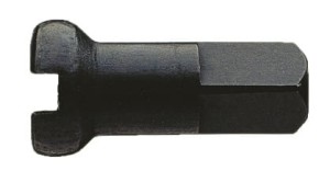 Nypel DT Swiss Pro lock standard aluminium 2.0/12 mm czarny
