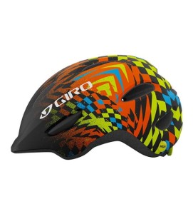 Kask dziecięcy GIRO SCAMP matte black check fade