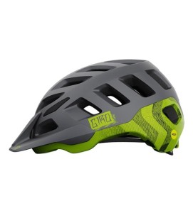 Kask mtb GIRO RADIX matte metallic black ano lime
