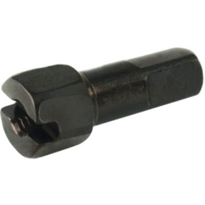 Nypel DT Swiss Pro lock hexagonal aluminium 2.0/14 mm czarny