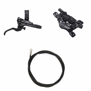 Tylny hamulec tarczowy Shimano Deore XT BL-M8100 + BR-M8120 1700mm Okł Met Rad N04C 4 Tłoki