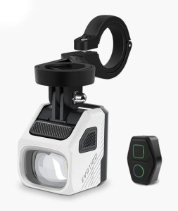 Lampka przednia MAGICSHINE EVO 1100 WHITE, 1100 lumenów, Biała, Zestaw Lampka + Uchwyt + Pilot 