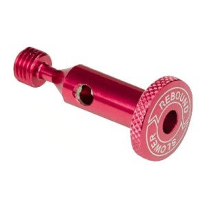 FOX Knob RD Adj. 1.200 TLG x.560 OD w/Hole Red 210-03-128