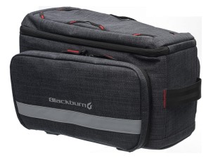 Torba na bagażnik BLACKBURN CENTRAL TRUNK z pokrowcem przeciwdeszczowym grafitowa