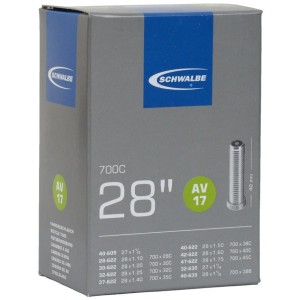 Dętka Schwalbe AV-17 700x28/45C, 27x1-1/4, 700x38B / zawór AV 40mm / 150g